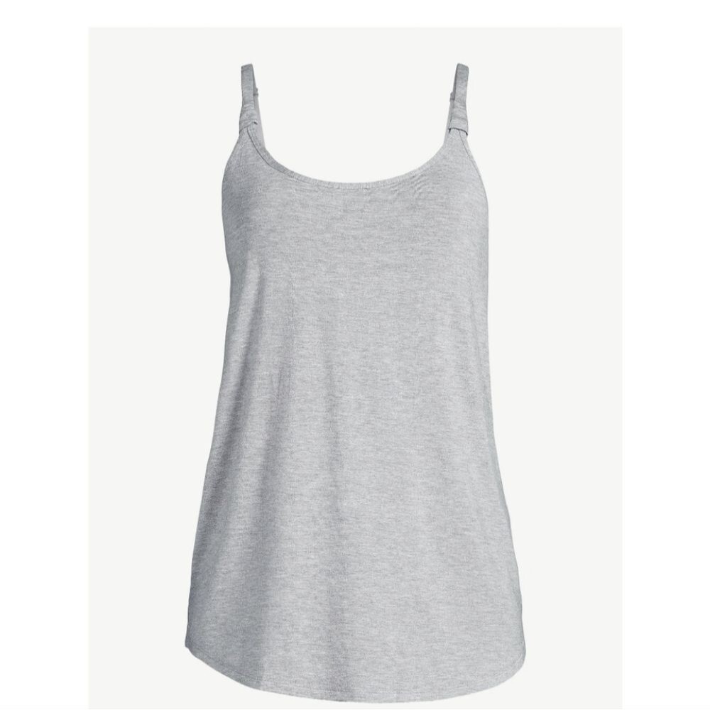 Joyspun Women's Maternity Nursing Cami with Hidden Clip Size L-XL